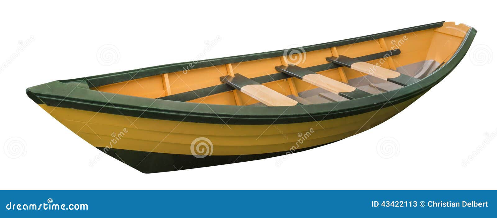 Dory rowboat, isolated stock image. Image of fishermen ...