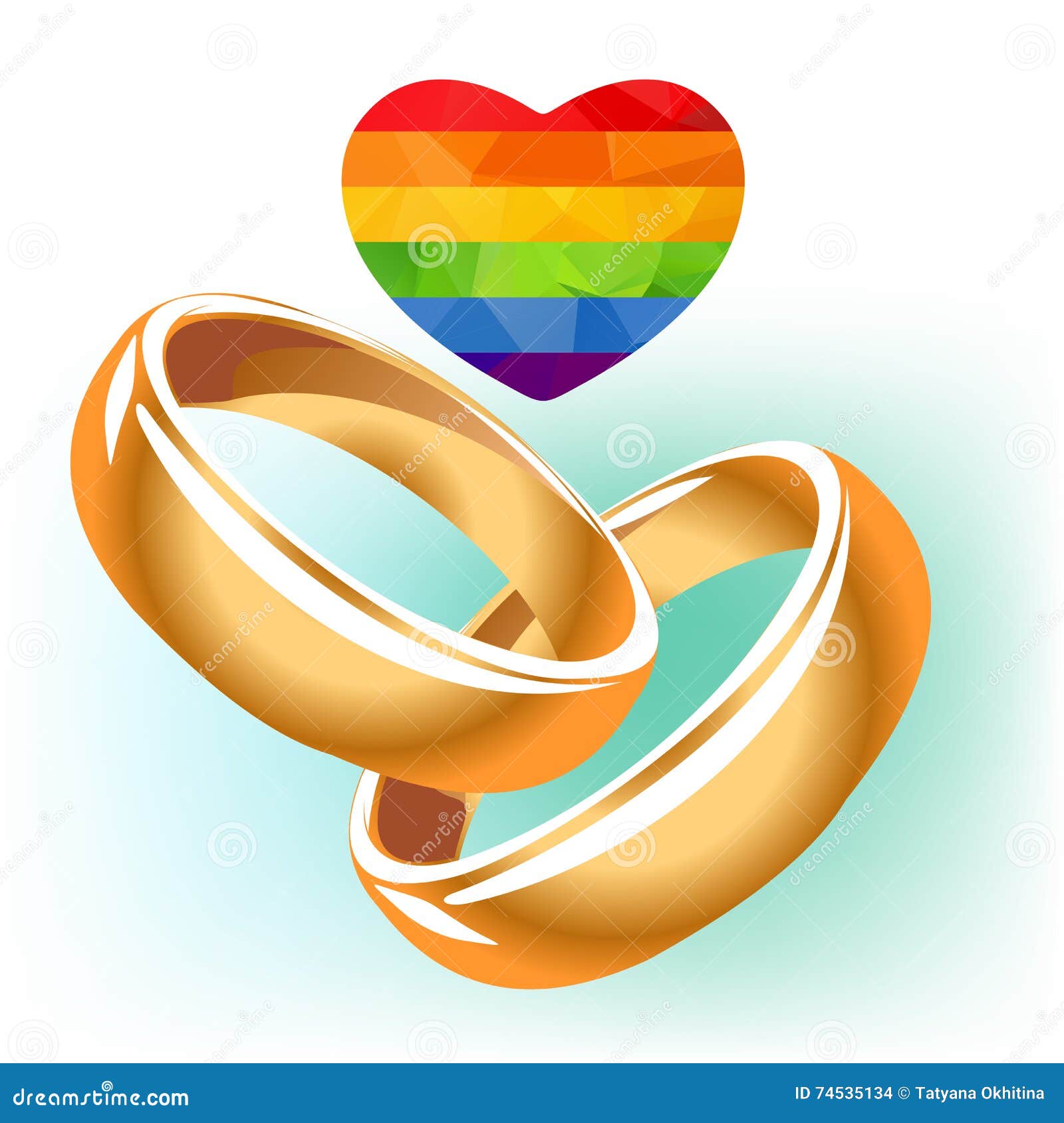 Dos de bodas gay ilustración del vector. Ilustración amante - 74535134