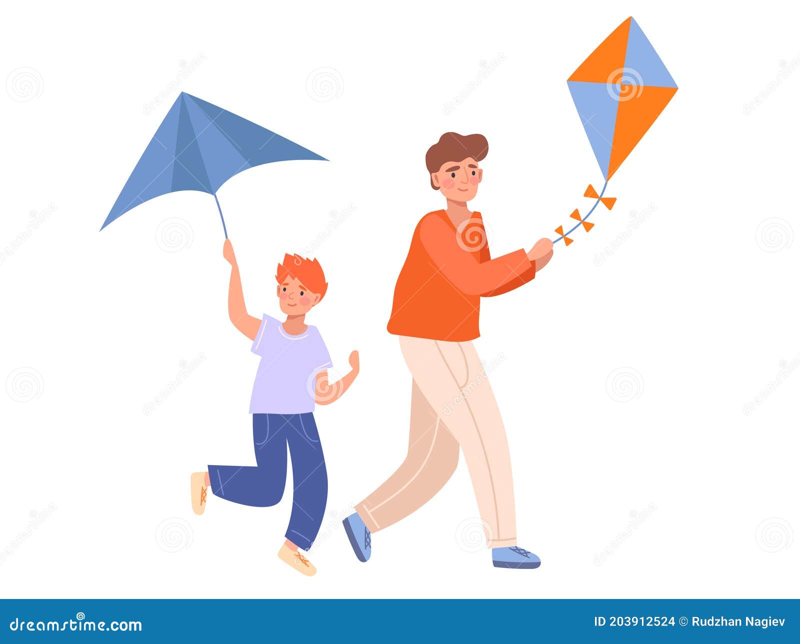 Dos Hermanos Jugando Con Cometas Ilustración del Vector - Ilustración de personas, hermanos: 203912524 Dos Hermanos Jugando Con Cometas Ilustración del Vector - Ilustración de personas, hermanos: 203912524