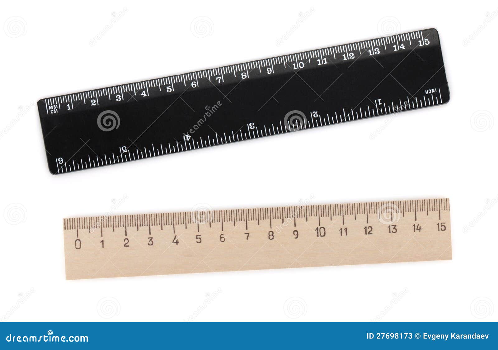 Dos reglas imagen de archivo. Imagen de oficina, horizontal - 27698173