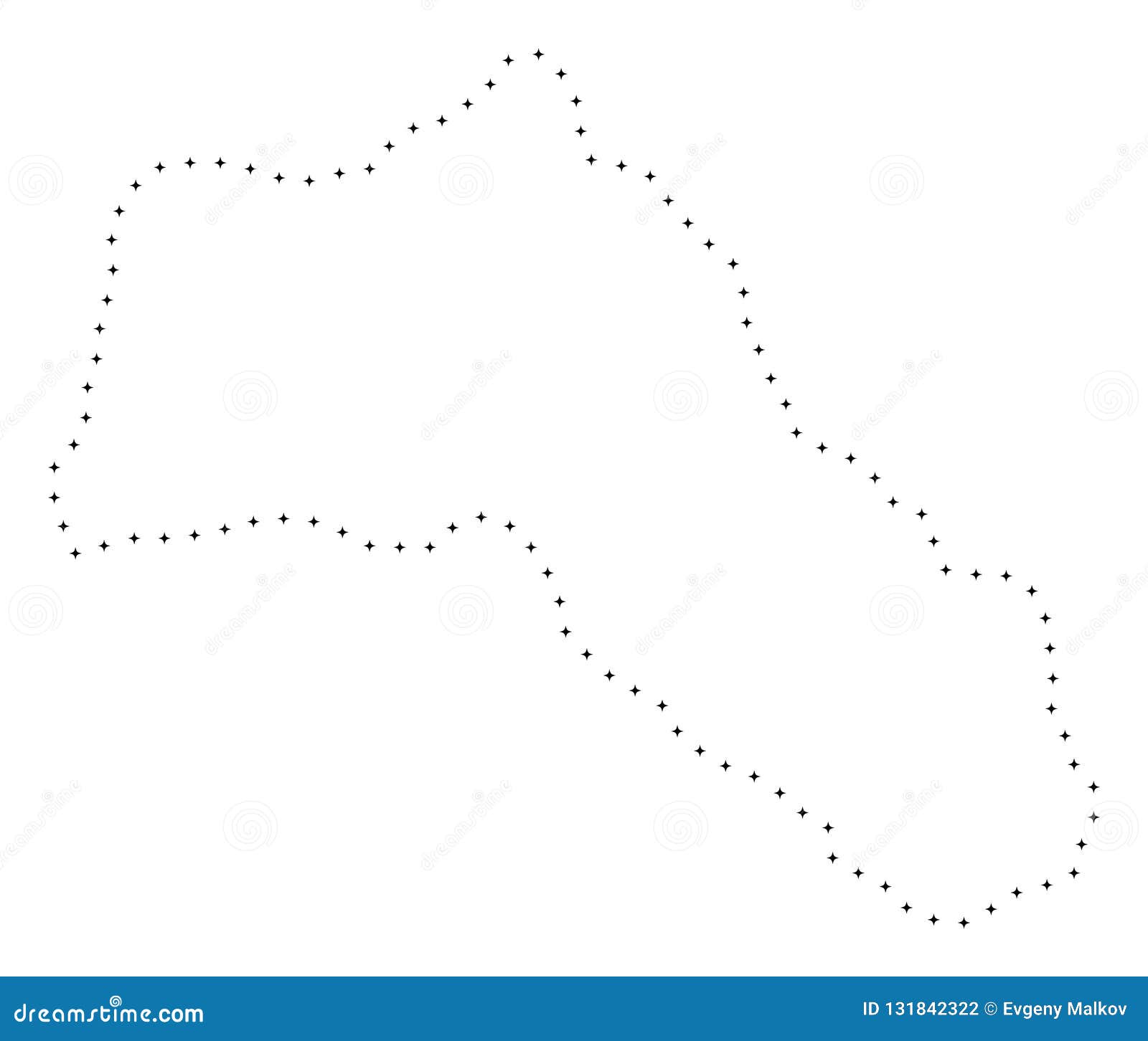Download Dot Stroke Kurdistan Map stock vector. Illustration of ...