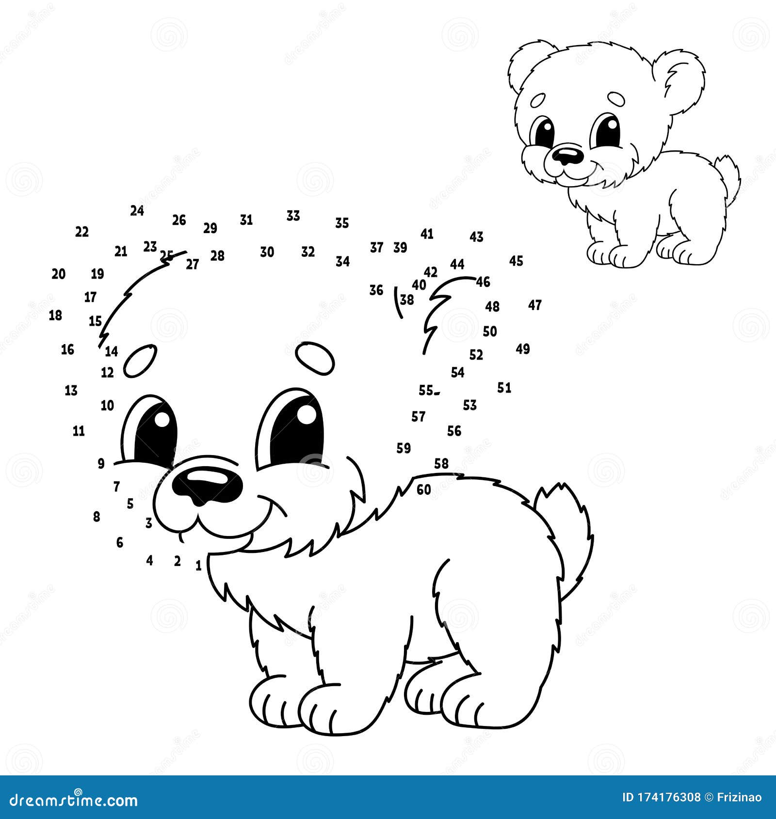 Animal Coloring Numbers Stock Illustrations – 20,200 Animal ...