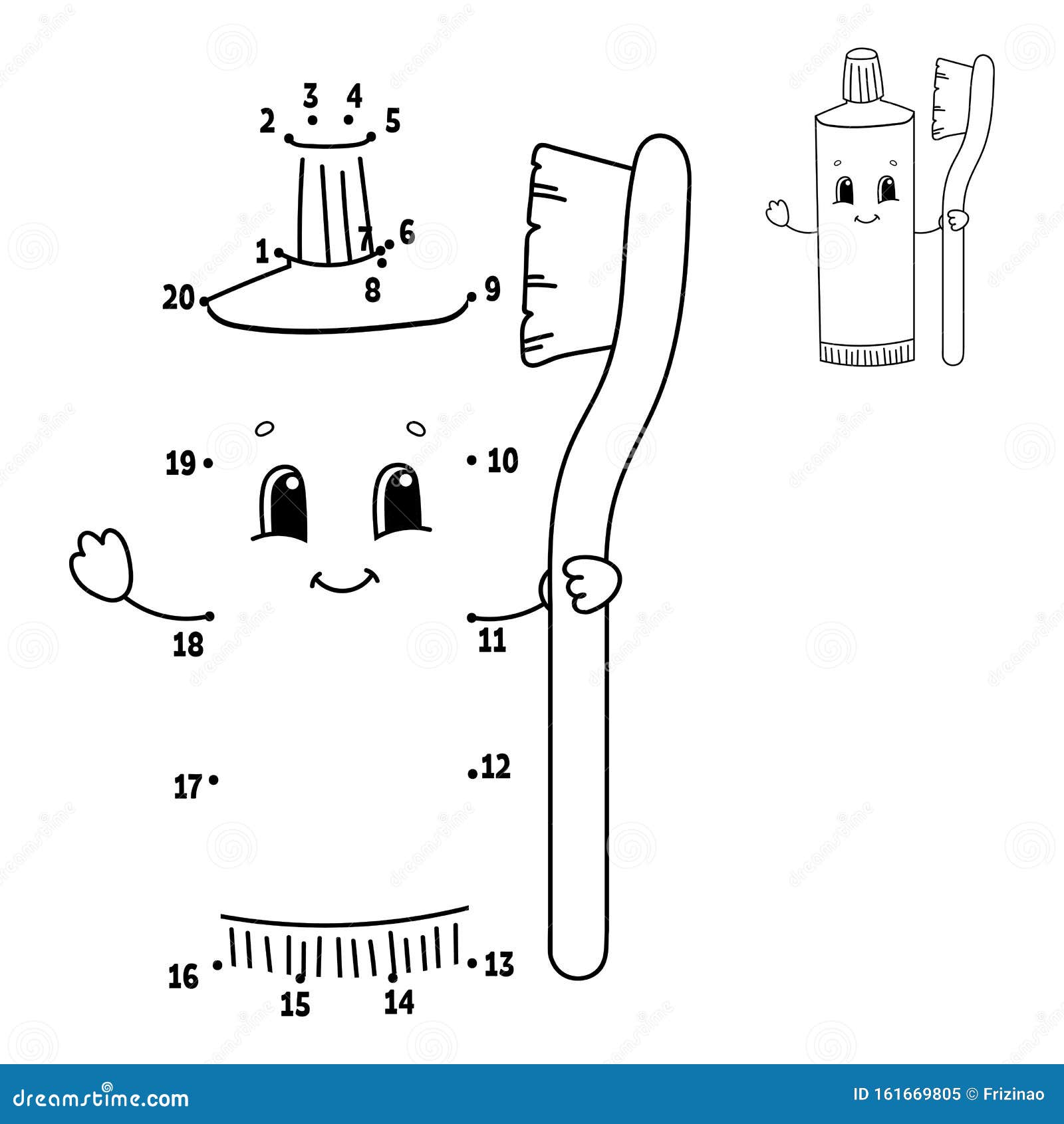 Dot To Dot Draw A Line Handwriting Practice Learning Numbers For Kids Education Developing Worksheet Activity Coloring Page Stock Vector Illustration Of Medical Lesson