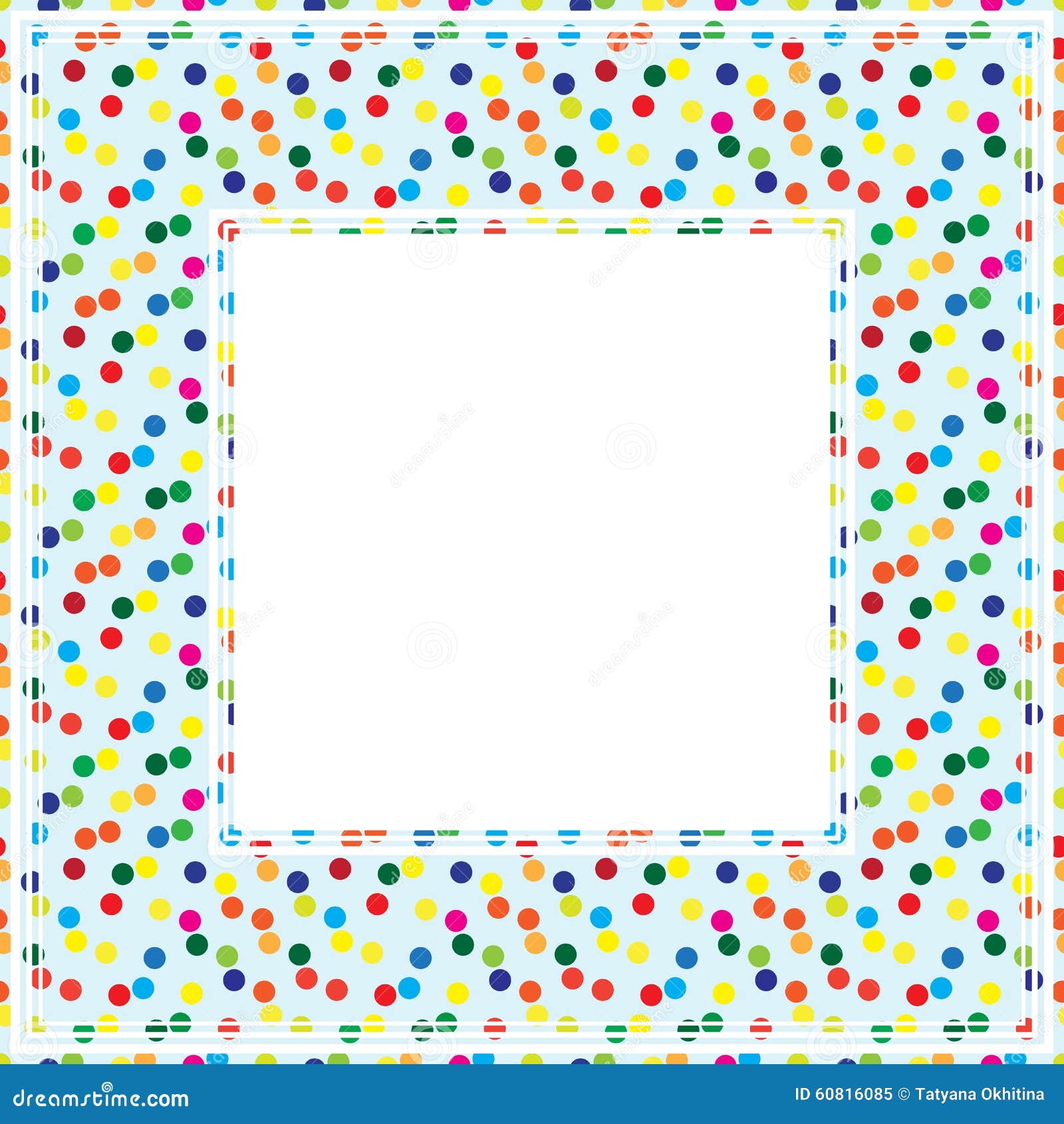Download Dots light border stock vector. Illustration of yellow ...