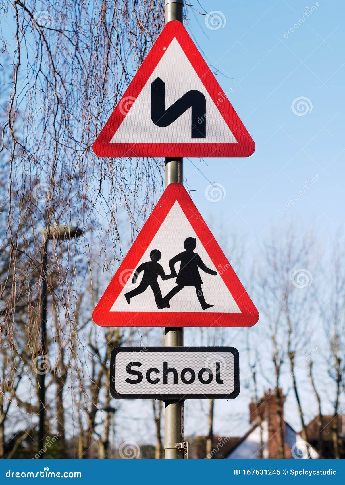 Iconic British road sign of two schoolchildren crossing updated by