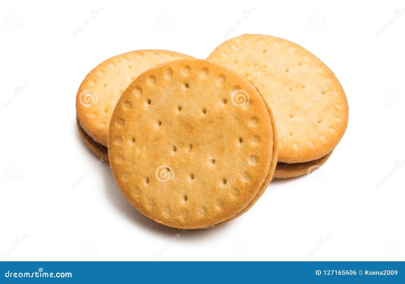 Double Biscuits with Chocolate Stock Photo Image of chocolate