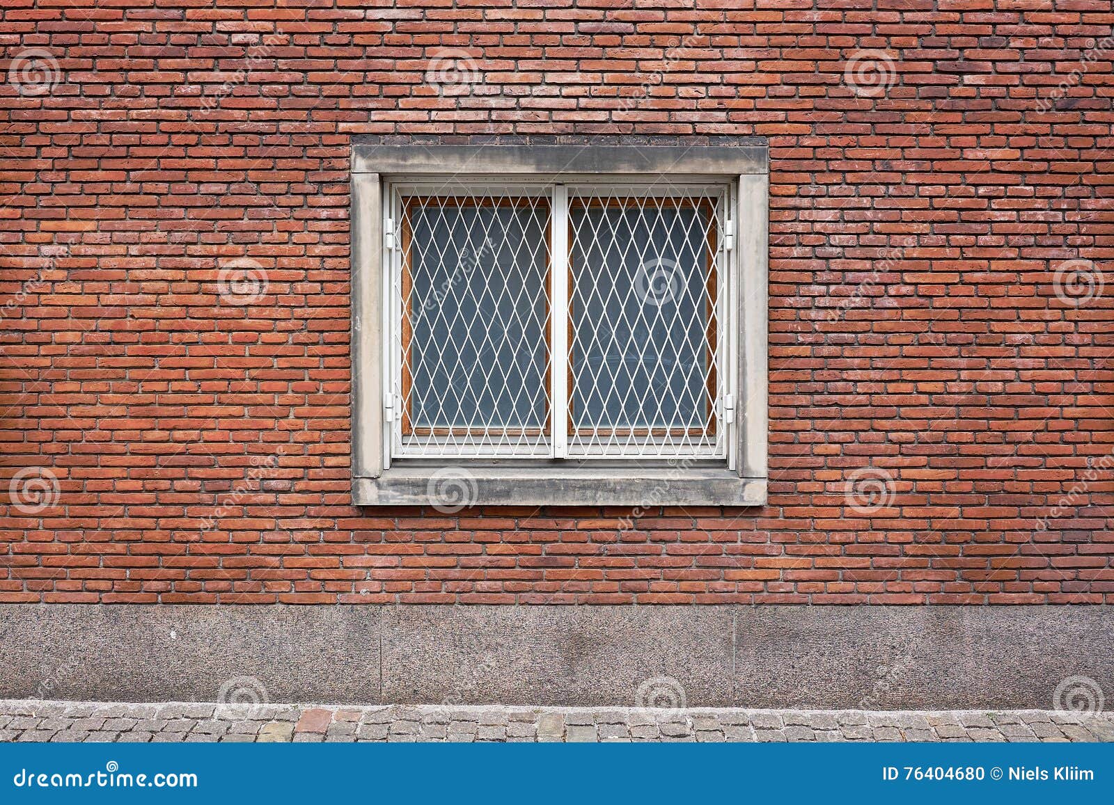 double casement window with grill