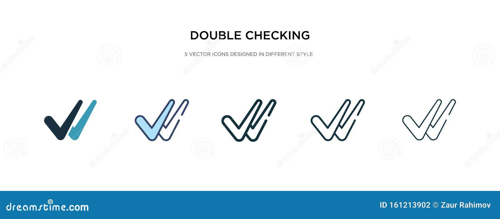 Double Check Stock Illustrations – 1,058 Double Check Stock Illustrations,  Vectors & Clipart - Dreamstime