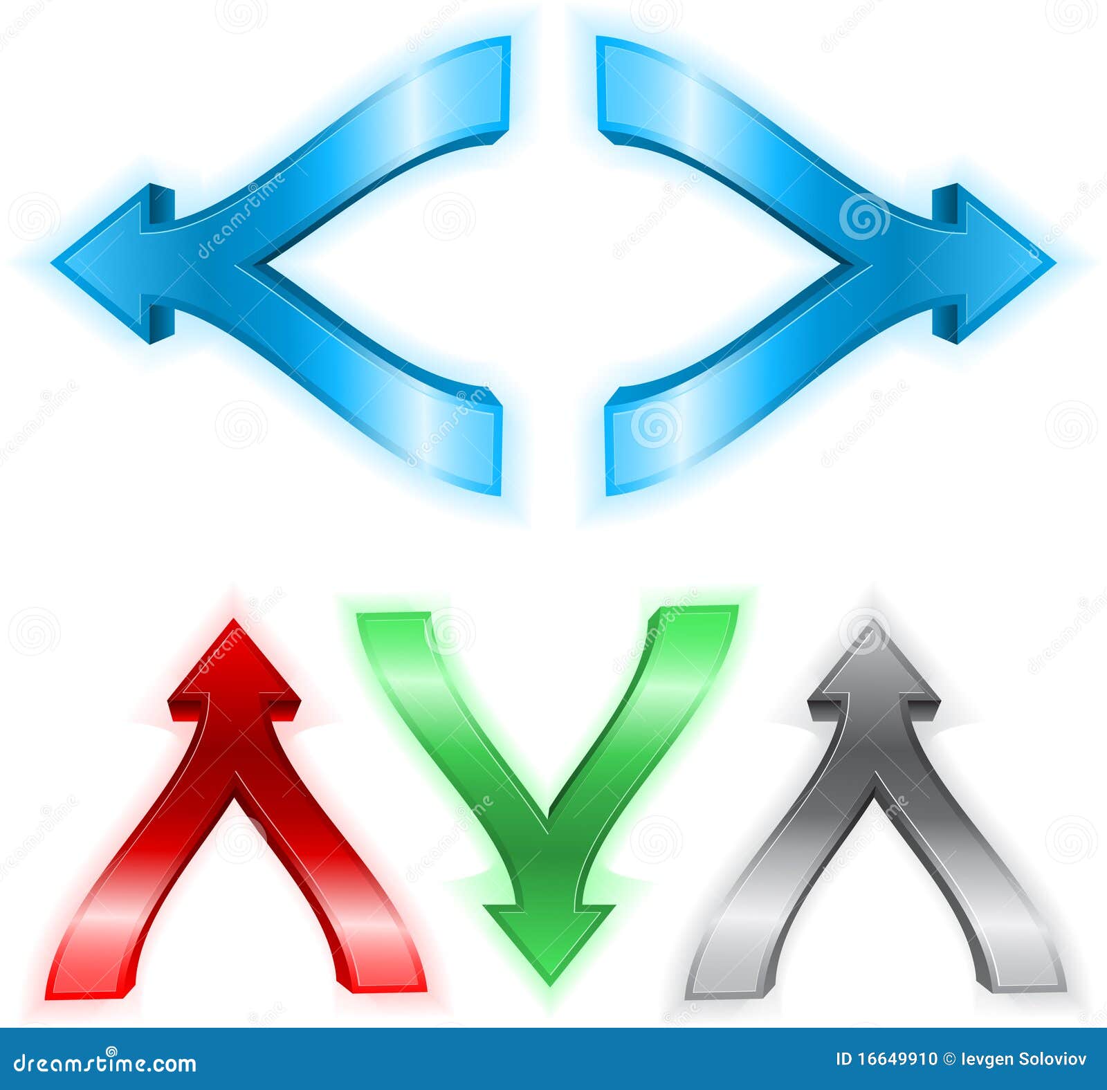 Double flèche illustration stock. Illustration du graphisme 16649910
