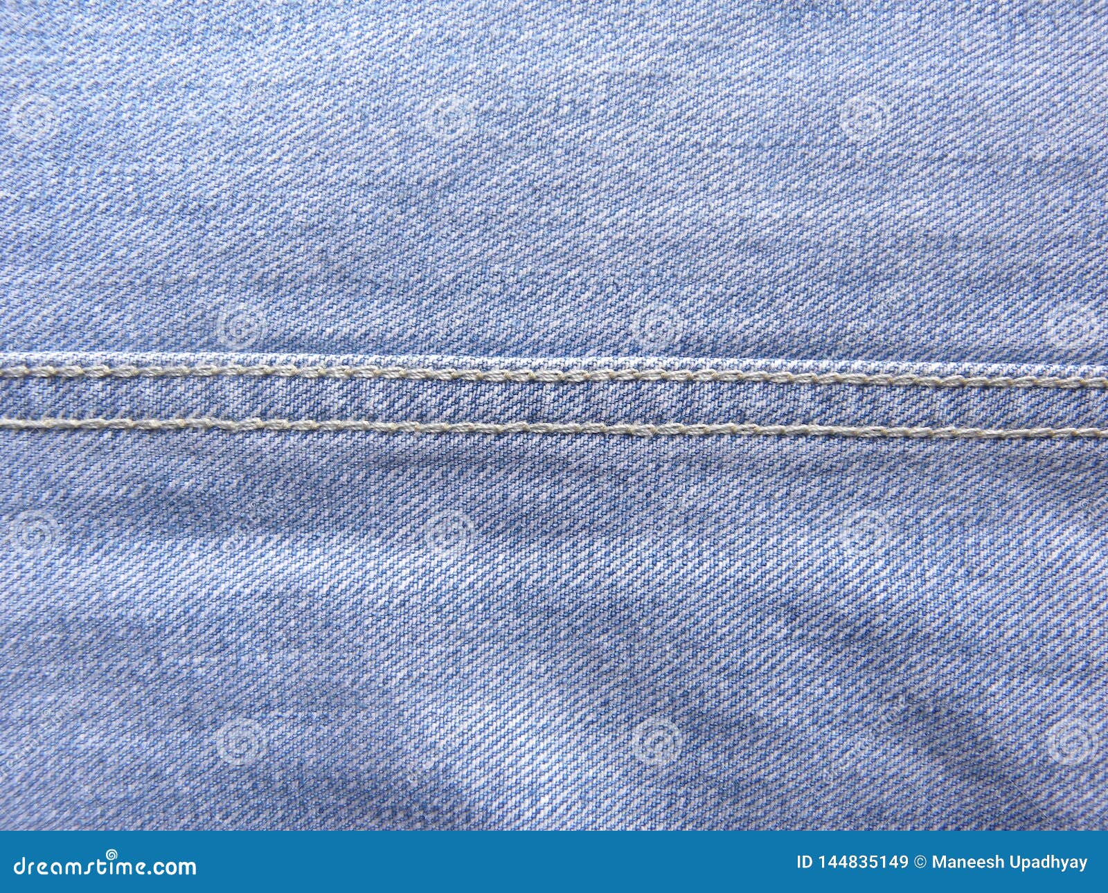 Double Needle Chain stitch stock image. Image of clothes 144835149