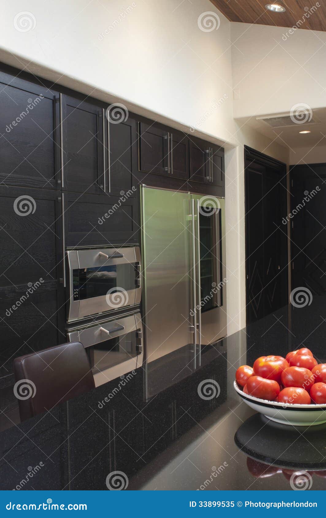 Double Oven in Kitchen stock image. Image of bowl, metal 33899535