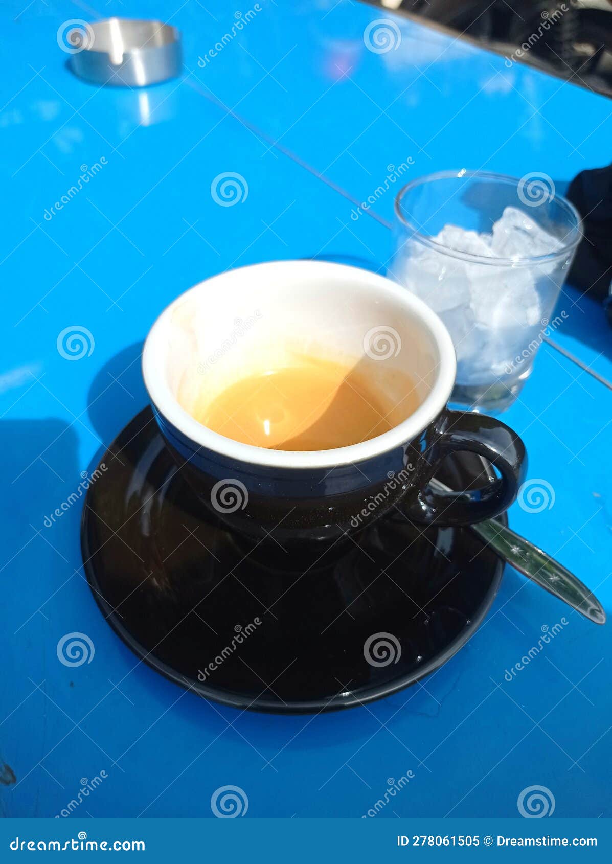 Double Shot Espresso with Ice Stock Image Image of espresso, preworkout 278061505