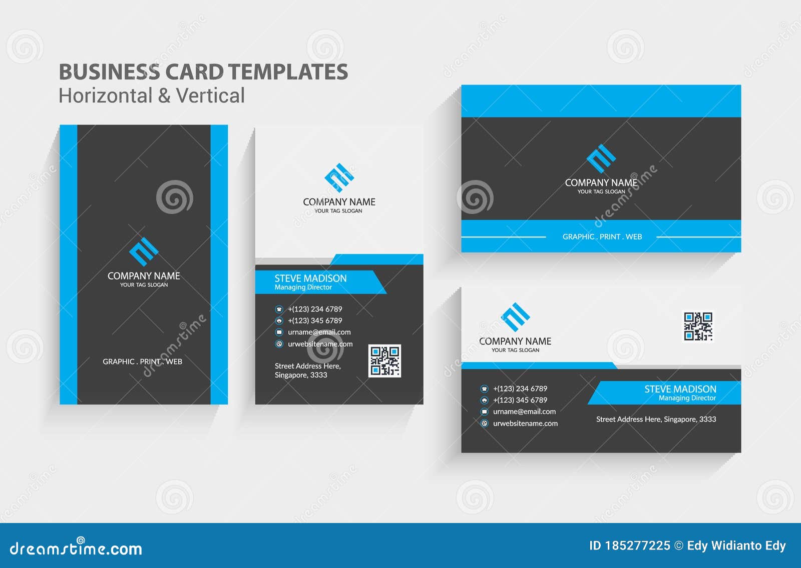 Double Sided Creative And Modern Business Card Template Portrait And Landscape Orientation Horizontal And Vertical Layout Stati Stock Vector Illustration Of Clean Background Double Sided Creative And Modern Business Card Template Portrait And Landscape Orientation Horizontal And Vertical Layout Stati Stock Vector Illustration Of Clean Background