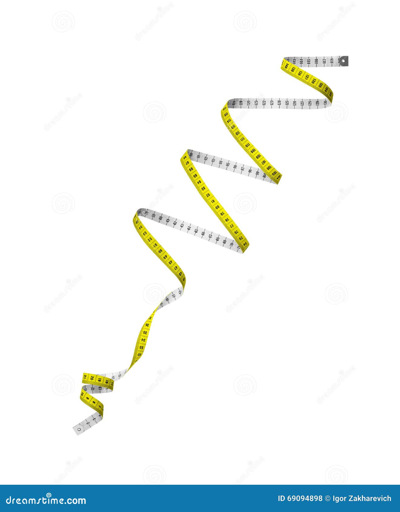 Double Sided Measuring Tape Spiral Stock Photo Image of ruler, object