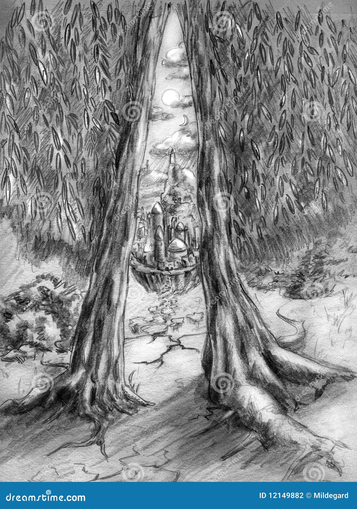Double Thee Stock Illustration Illustration Of Bifurcate Double Thee Stock Illustration Illustration Of Bifurcate