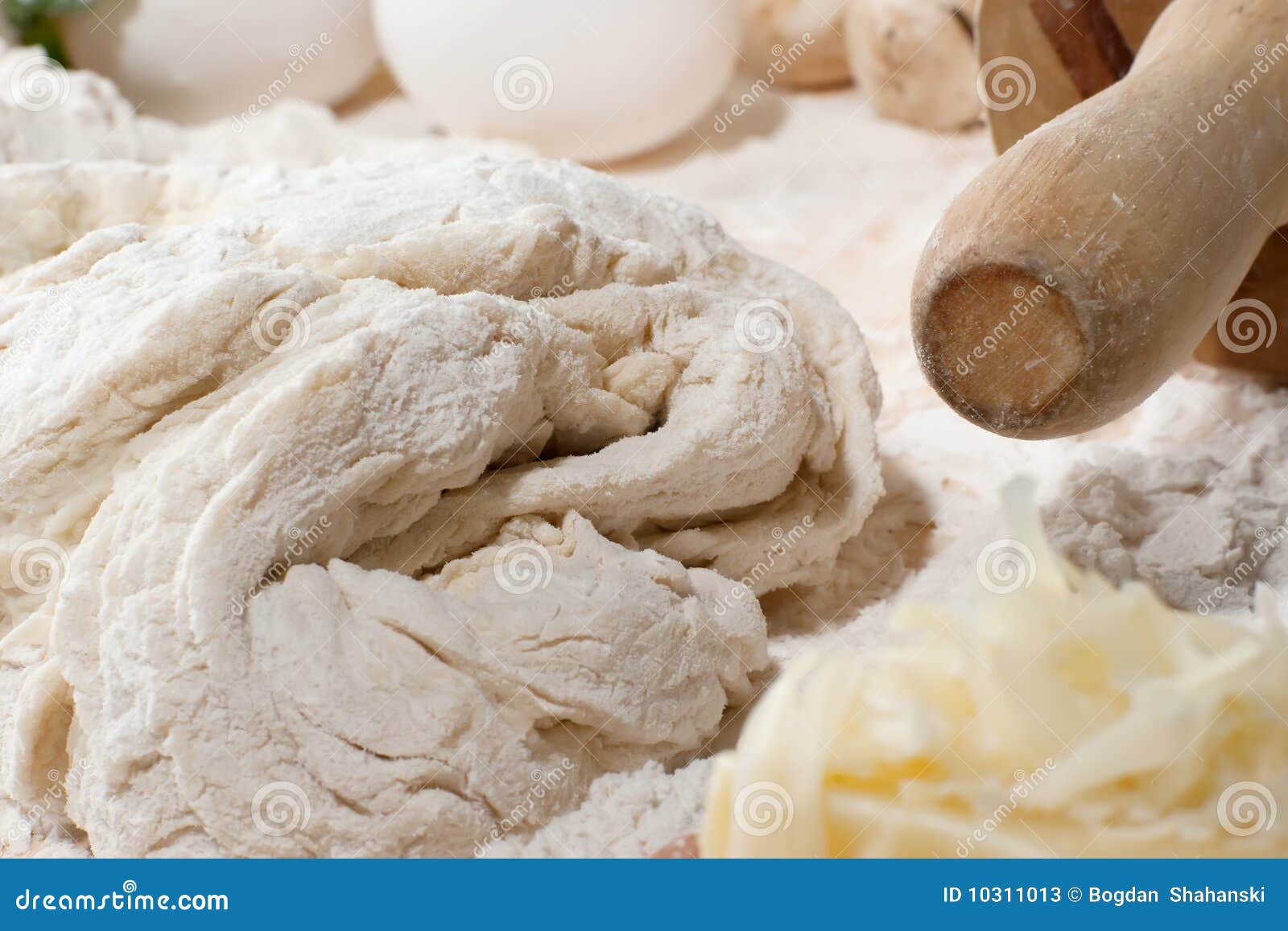 Dough stock image. Image of bake, wooden, cooking, kitchen 10311013