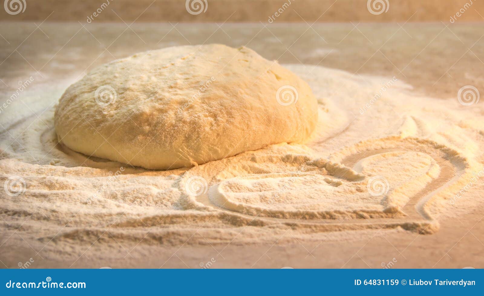 The Dough is Made of Wheat Flour Stock Image Image of flour, meal