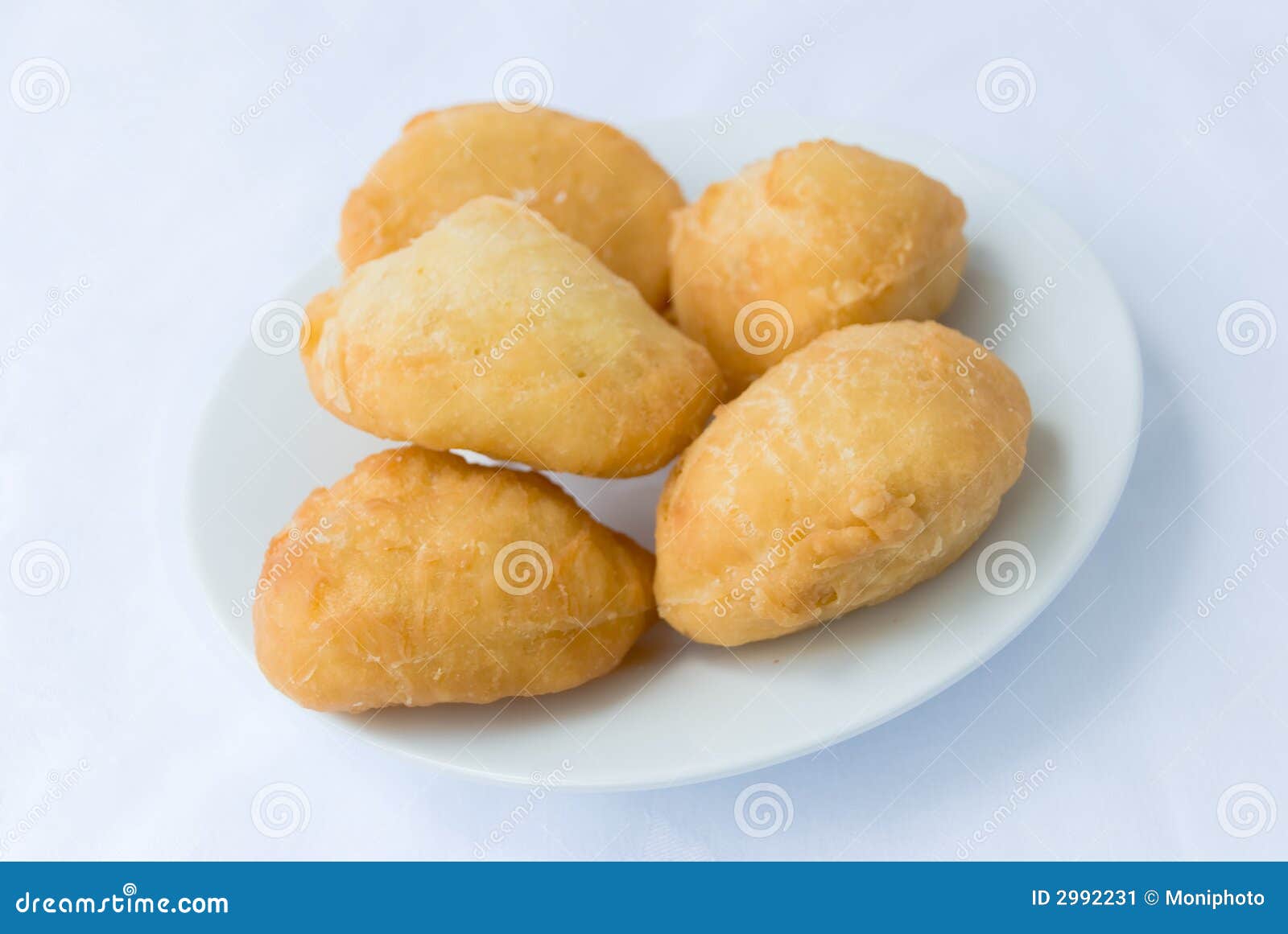 Dough-nuts on the plate 2. stock image. Image of cuisine - 2992231