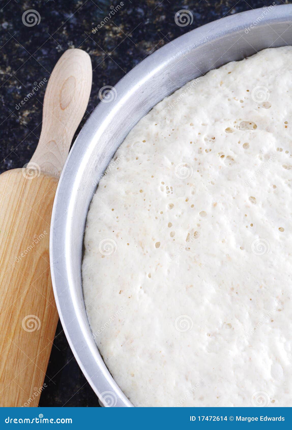 Dough rising stock photo. Image of stainless, dough, utensil 17472614