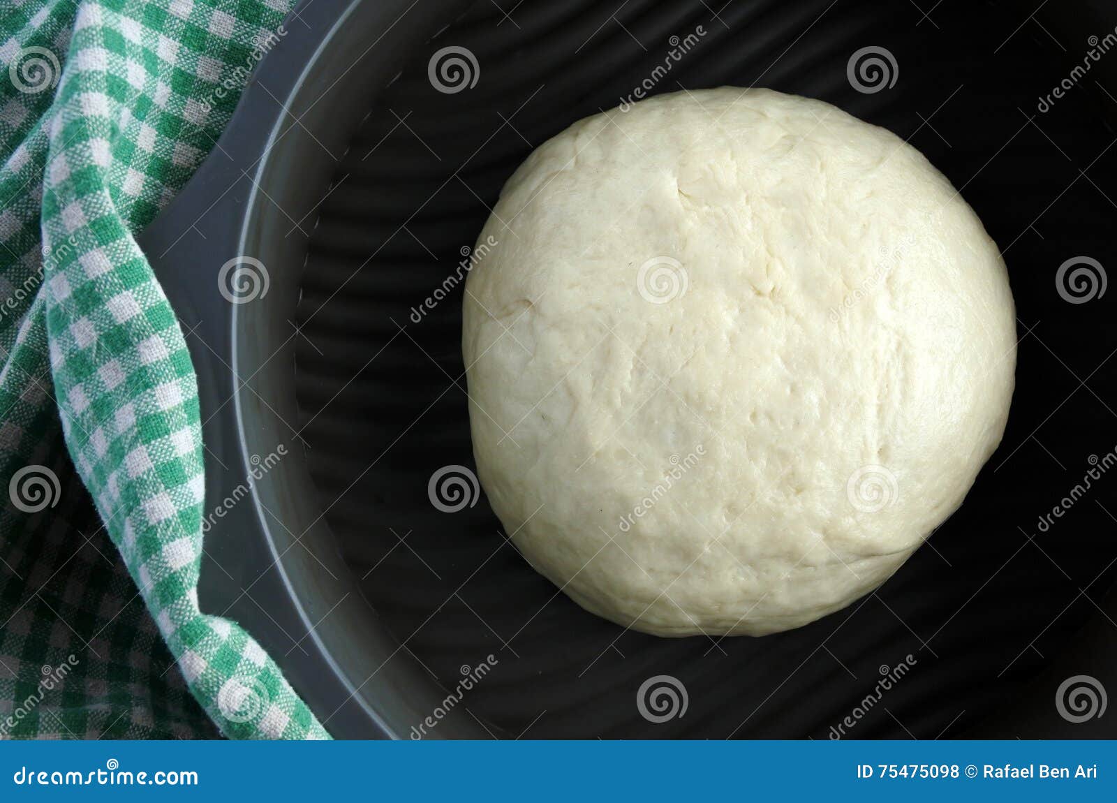 Dough rising stock photo. Image of meal, fresh, gluten 75475098