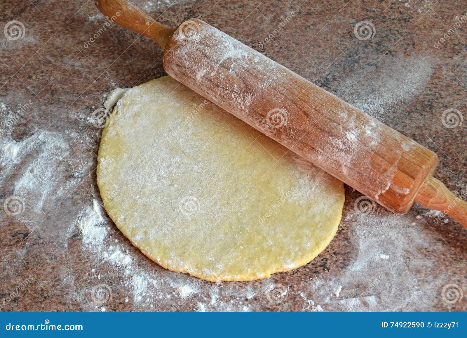 Dough roller stock photo. Image of flour, dough, cuisine 74922590