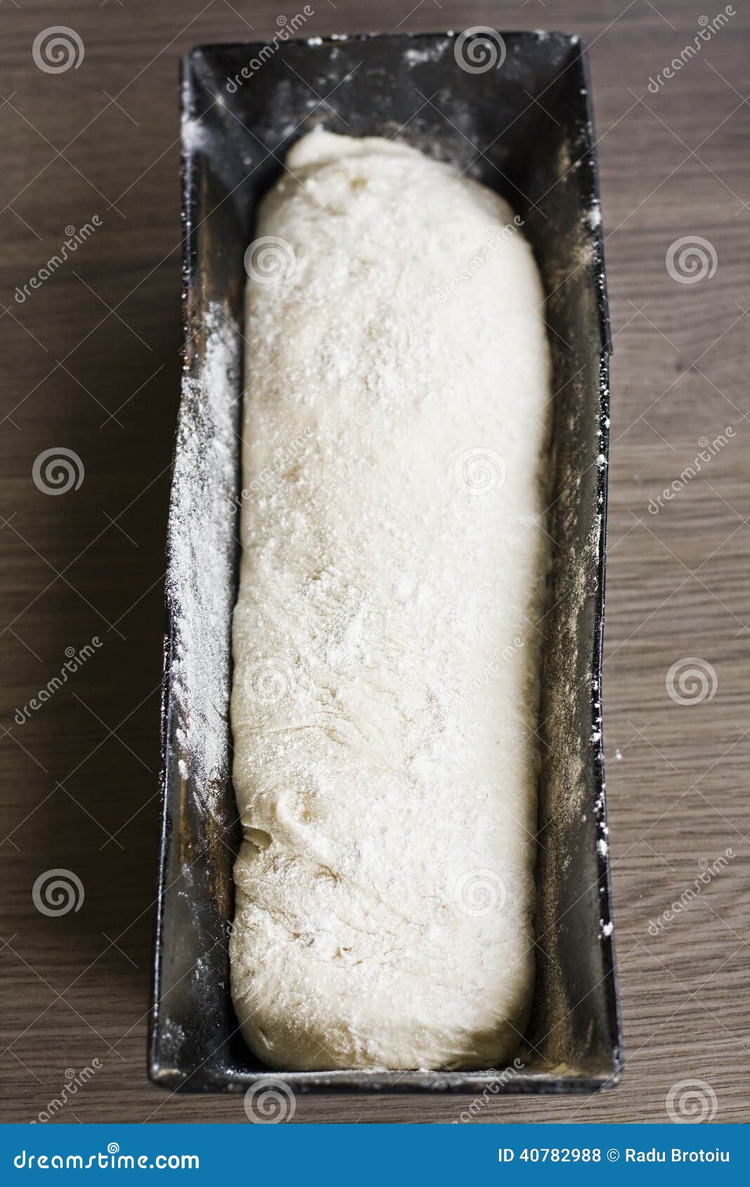 Dough in tray stock photo. Image of water, dough, left 40782988