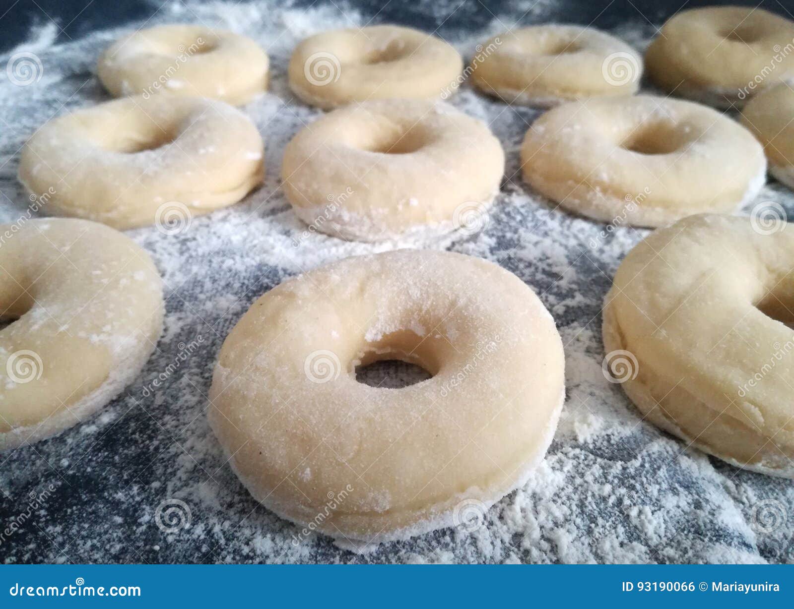 Doughnut dough stock photo. Image of dough, called, unbaked 93190066