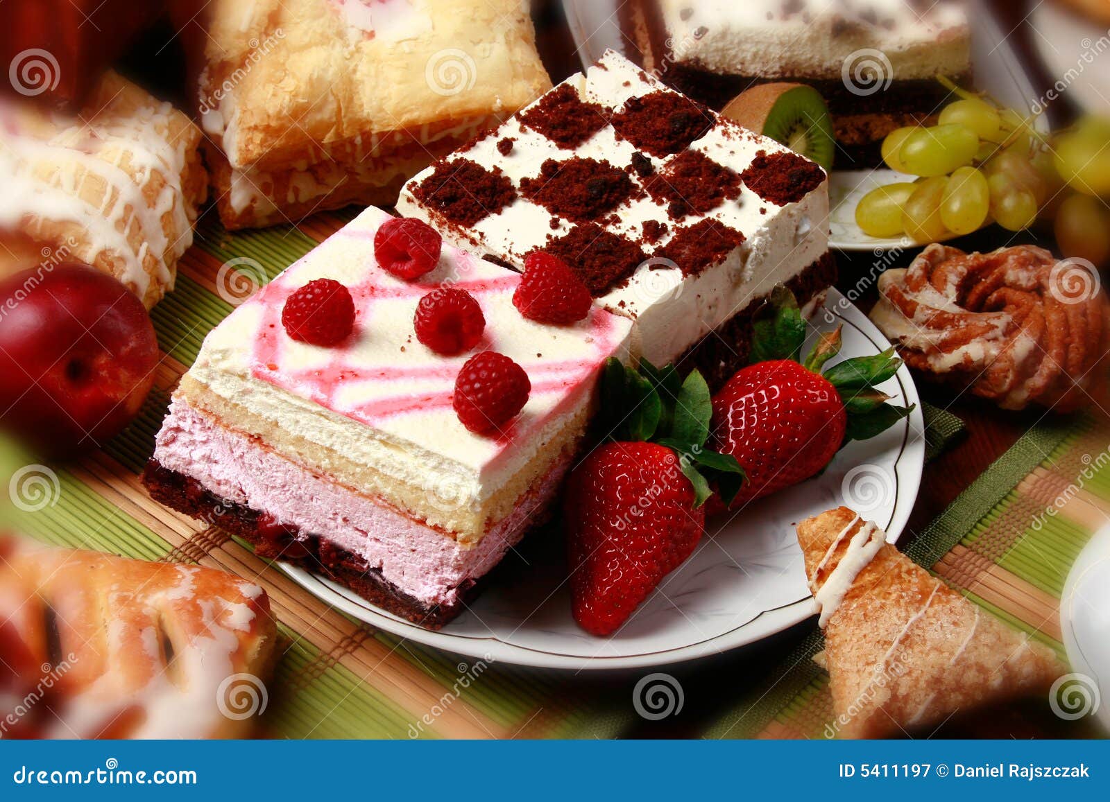 Doughs and cakes stock image. Image of tasty, sweet, cream 5411197