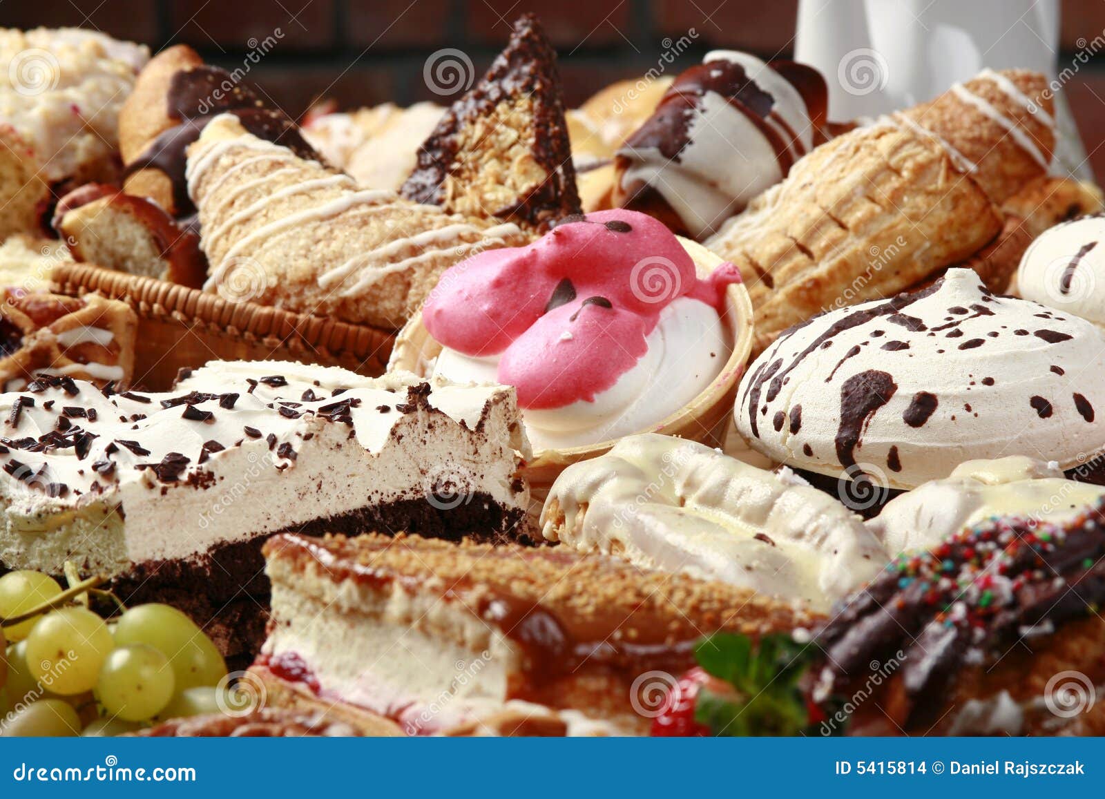 Doughs and cakes stock photo. Image of fruit, milk, bakery 5415814