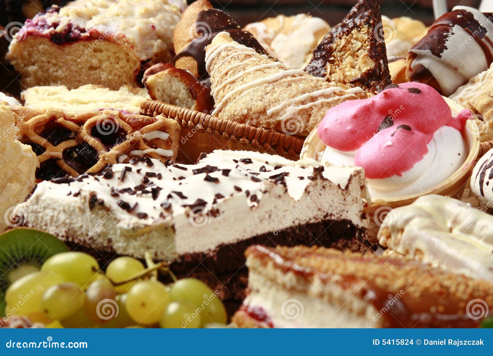 Doughs and cakes stock photo. Image of delicious, brown 5415824