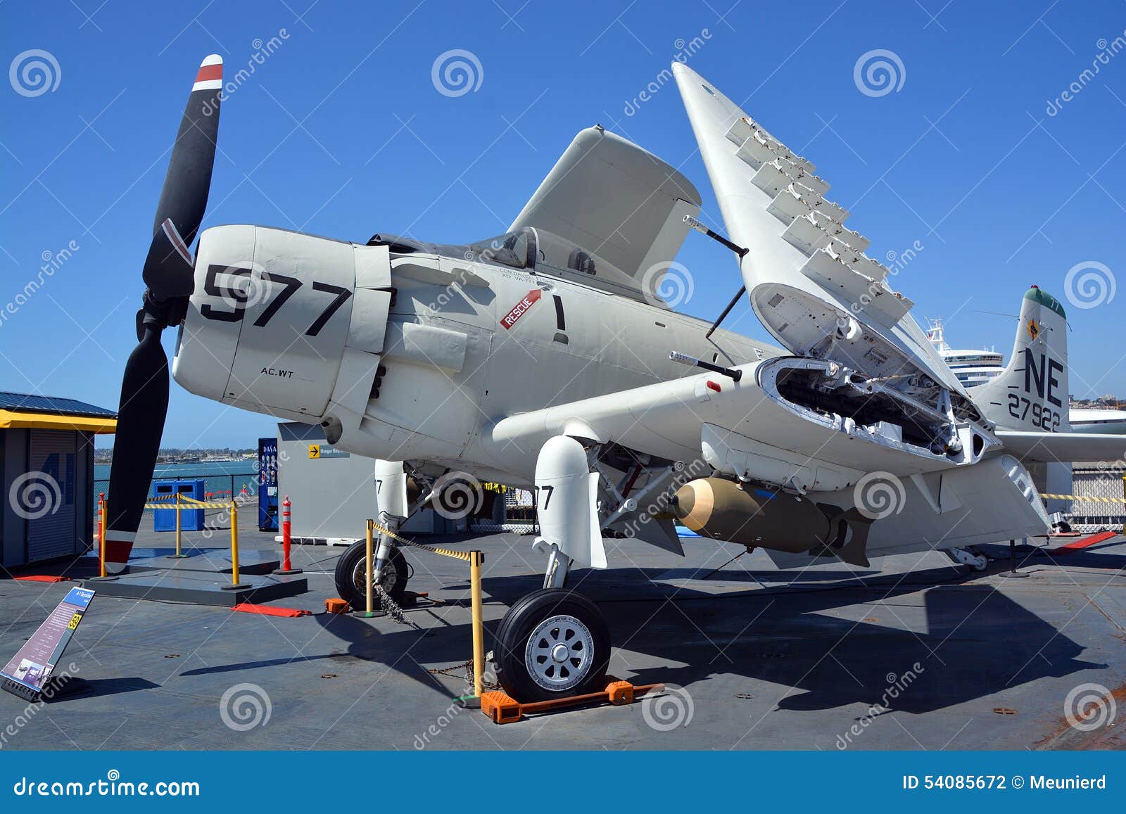 The Douglas A-1 Skyraider Editorial Photography. Image Of Armed - 54085672