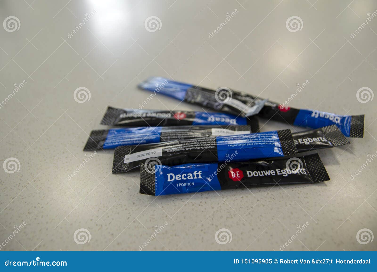 Douwe Egbert Coffee Decaff Bags at Amstelveen the Netherlands 2019