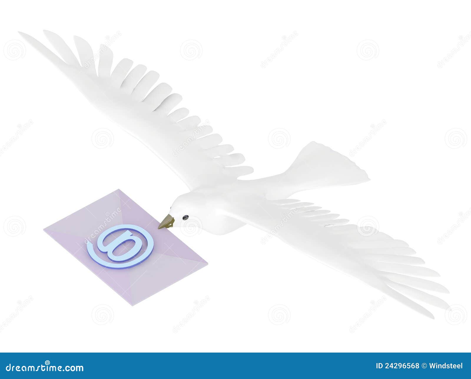 Dove Mail stock illustration. Illustration of passenger 24296568