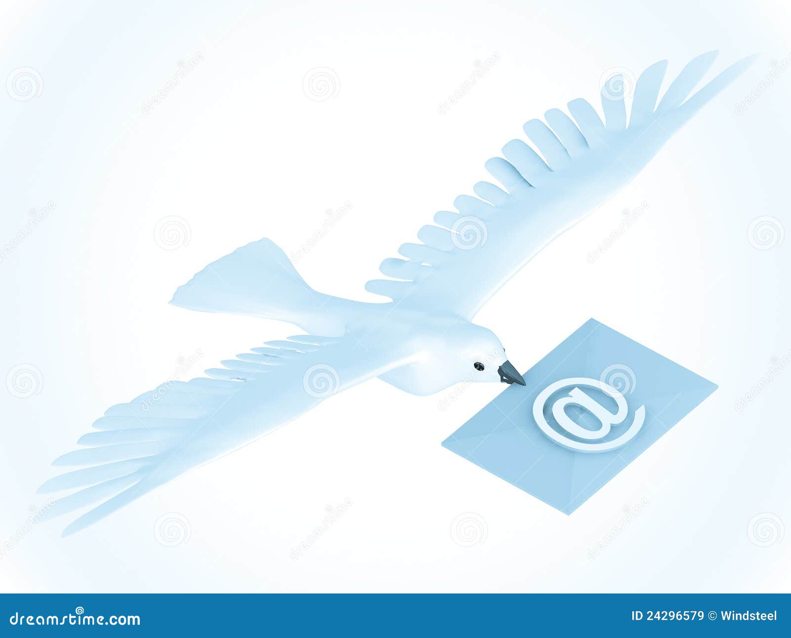 Dove Mail stock illustration. Illustration of abstract 24296579