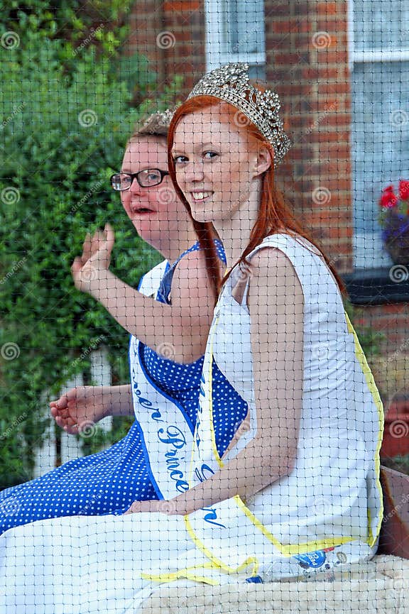 Dover princesses carnival editorial photography. Image of hair 75392222