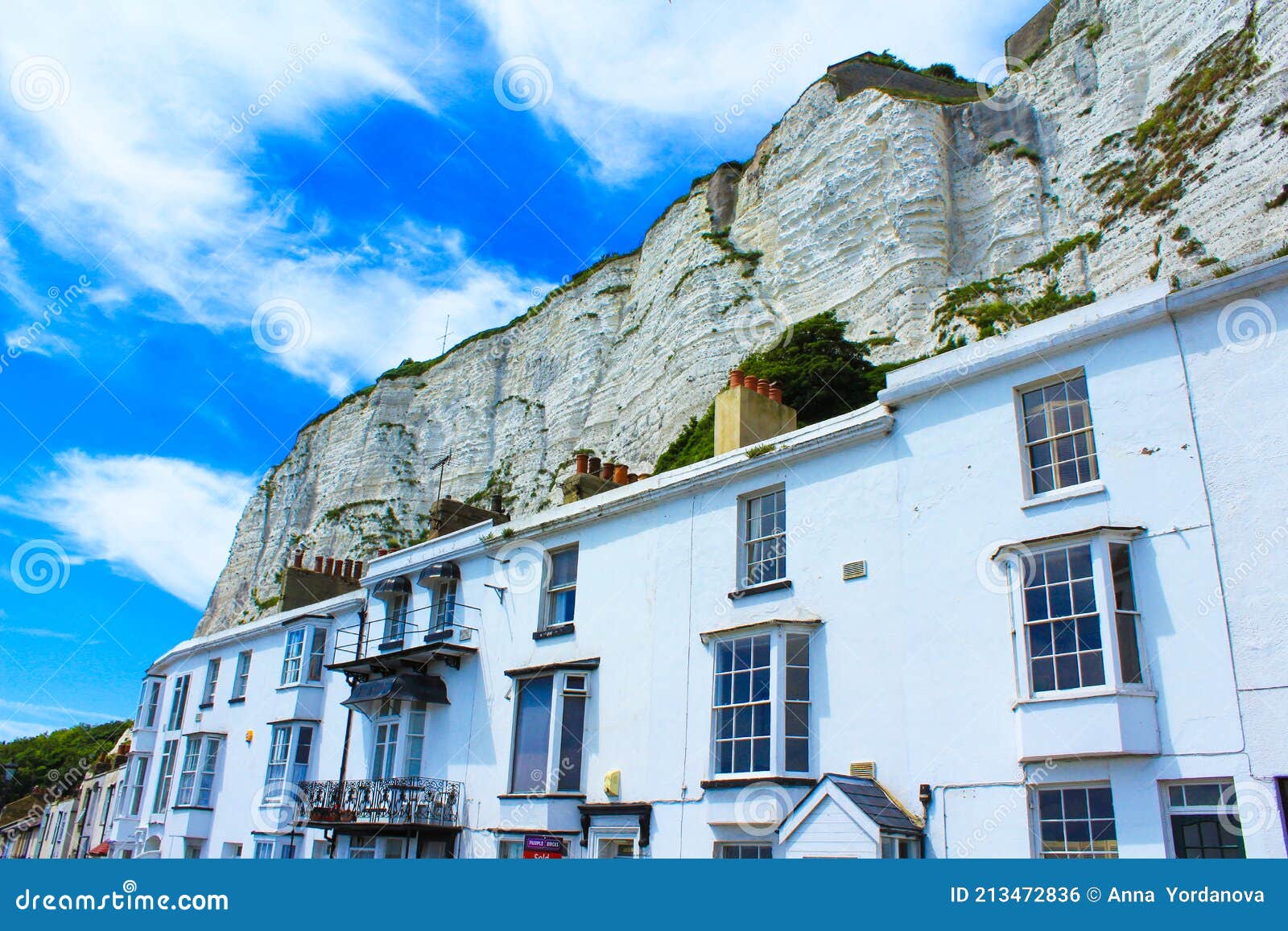 Dover Street View White Cliffs England Stock Photo - Image of england ...