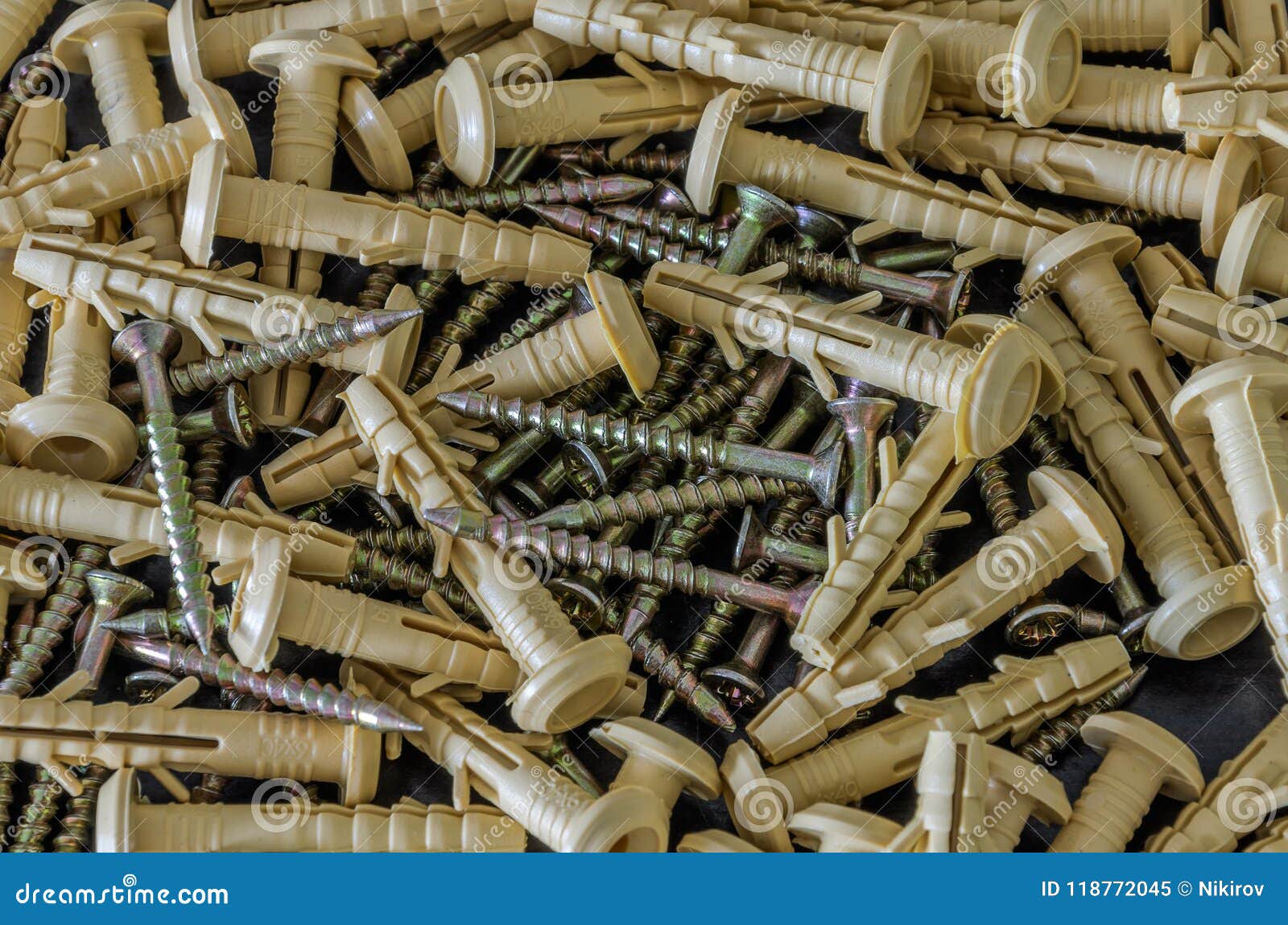 Dowels for Fastening in Concrete Stock Image Image of pins, fixture