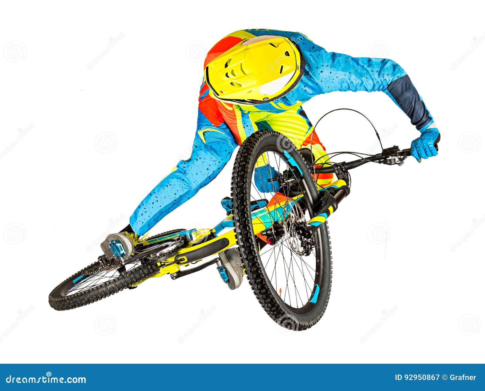 downhill rider extreme whip jump