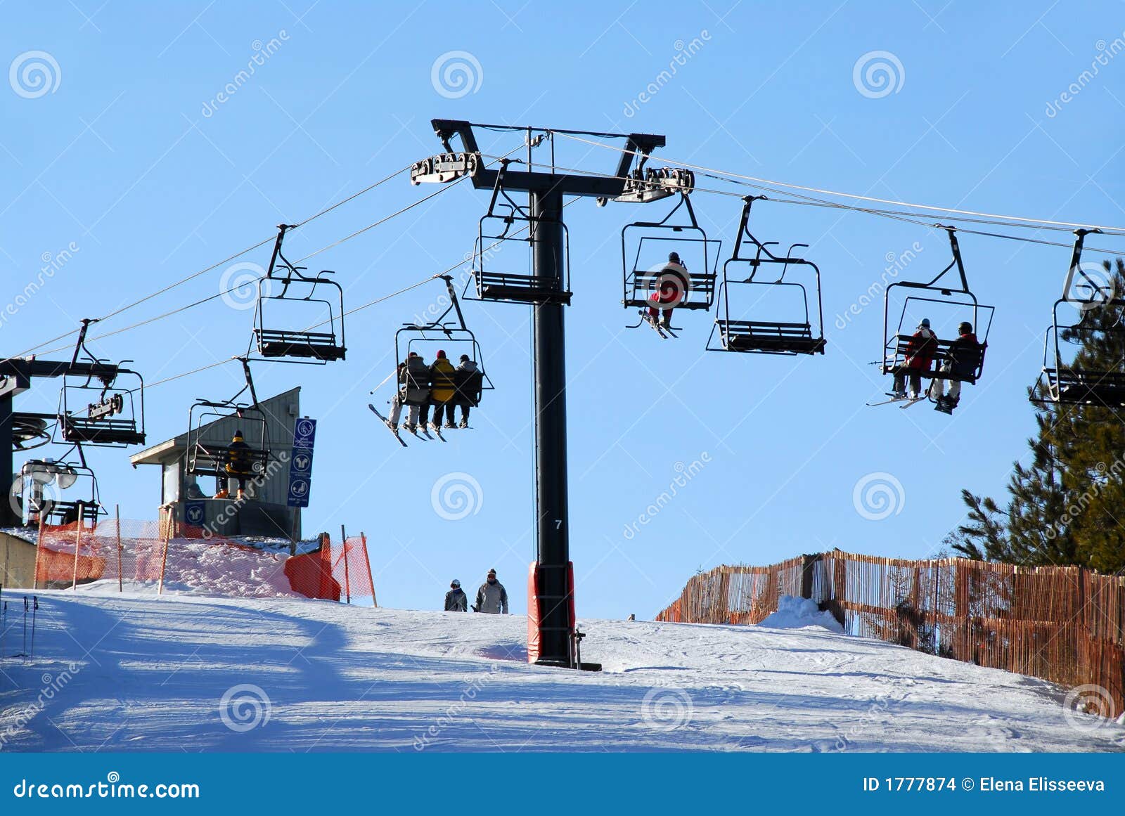 Downhill skiing stock photo. Image of holiday, downhill 1777874
