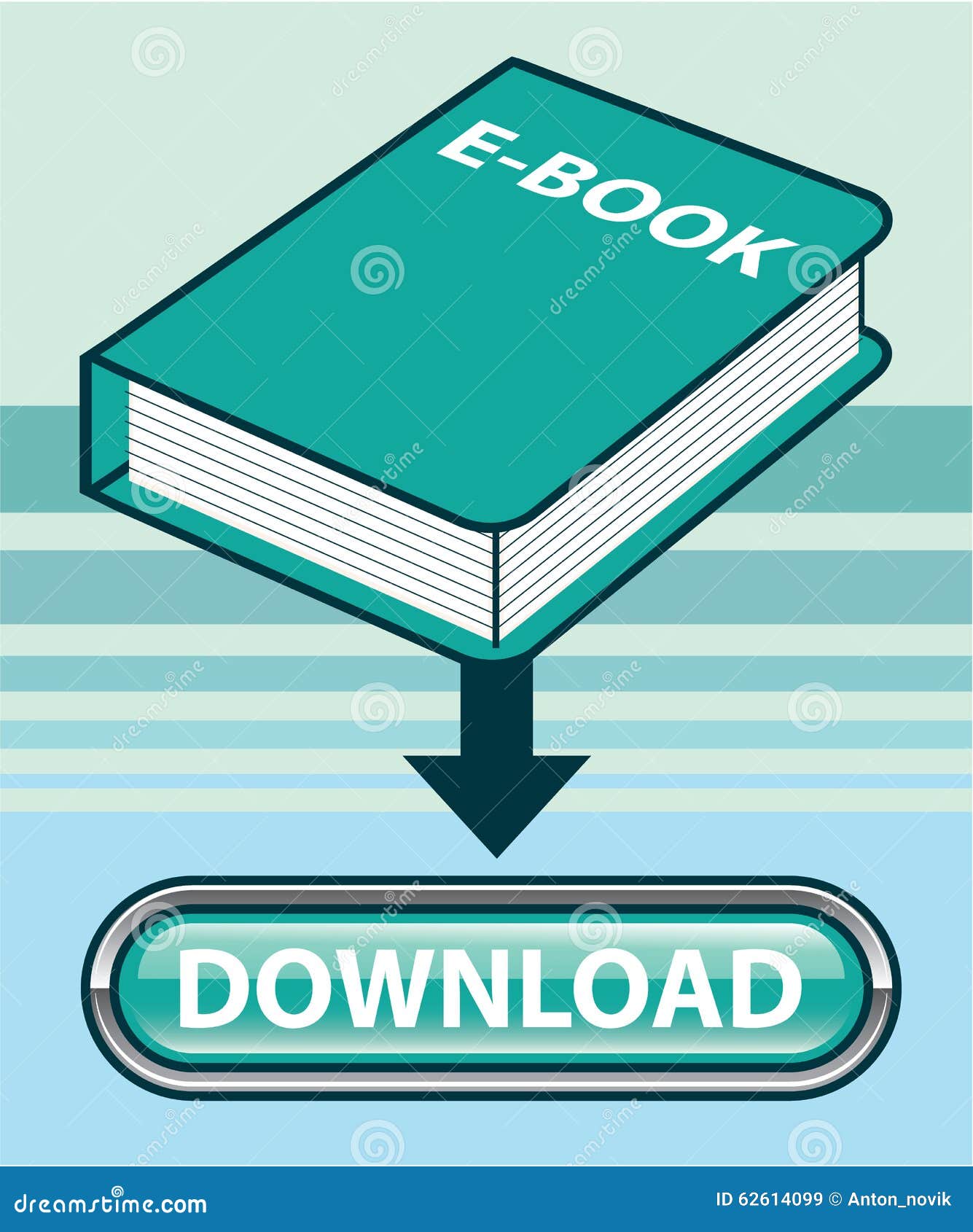 Download Ebook Button with Book Icon Vector Stock Vector Illustration