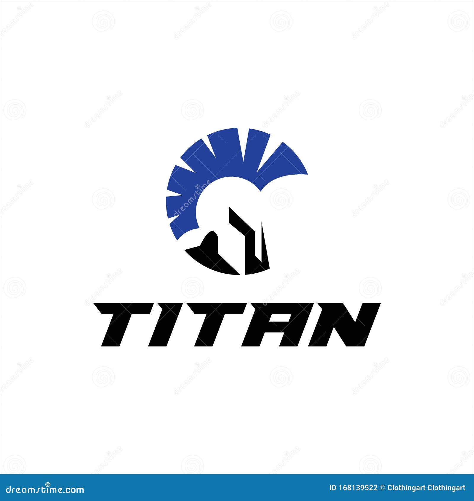 Titan Vector Logo Graphic Modern Abstract Stock Vector - Illustration ...