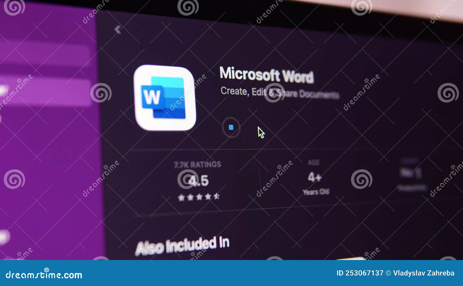 Downloading and installing microsoft word from the app store on your