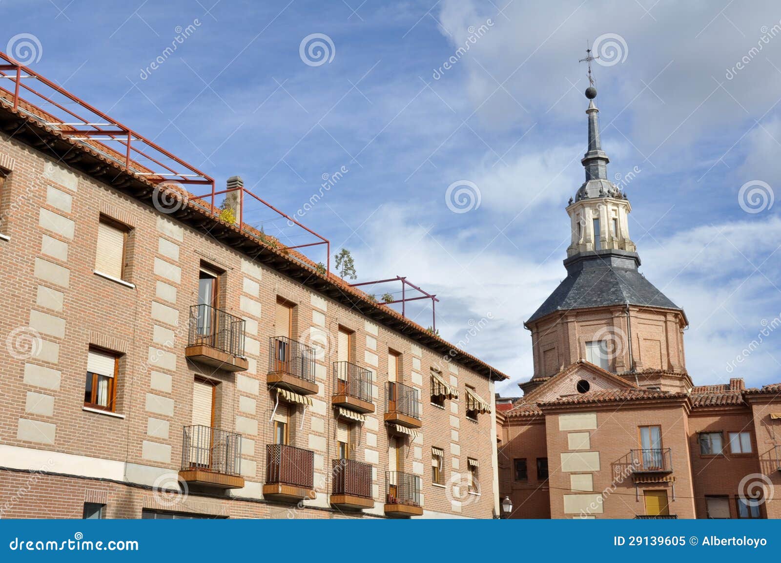 downtown of alcala de henares, madrid (spain)