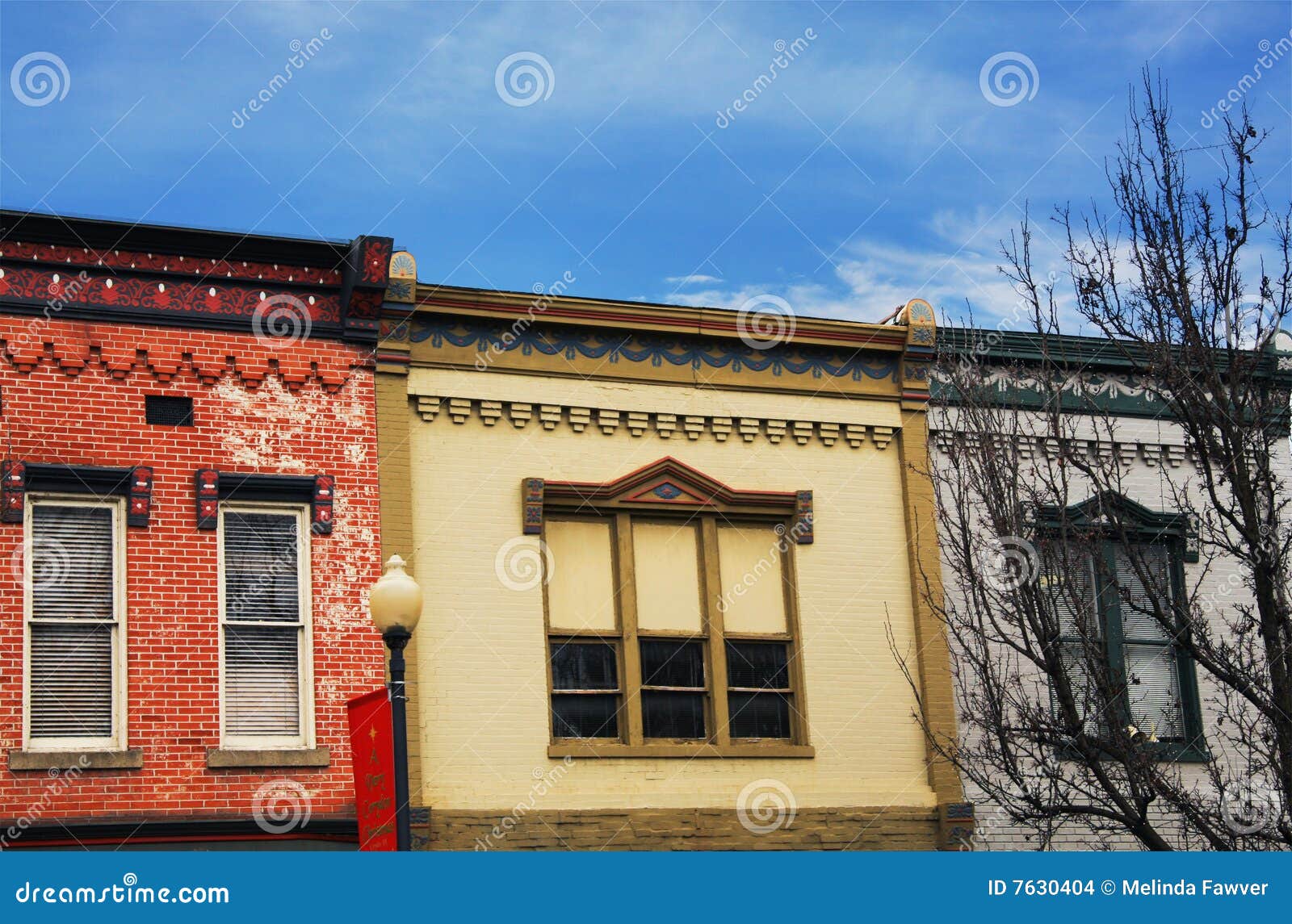 Downtown Corydon stock photo. Image of architectural, history 7630404