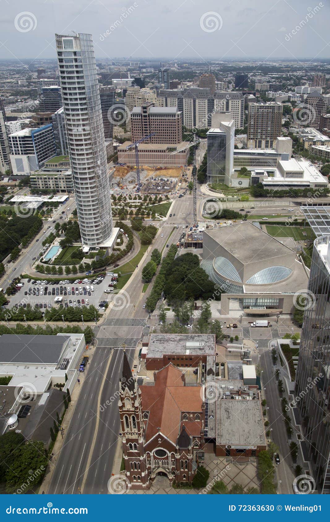 Downtown Dallas Has Seen from Skyscrapers Editorial Image - Image of ...