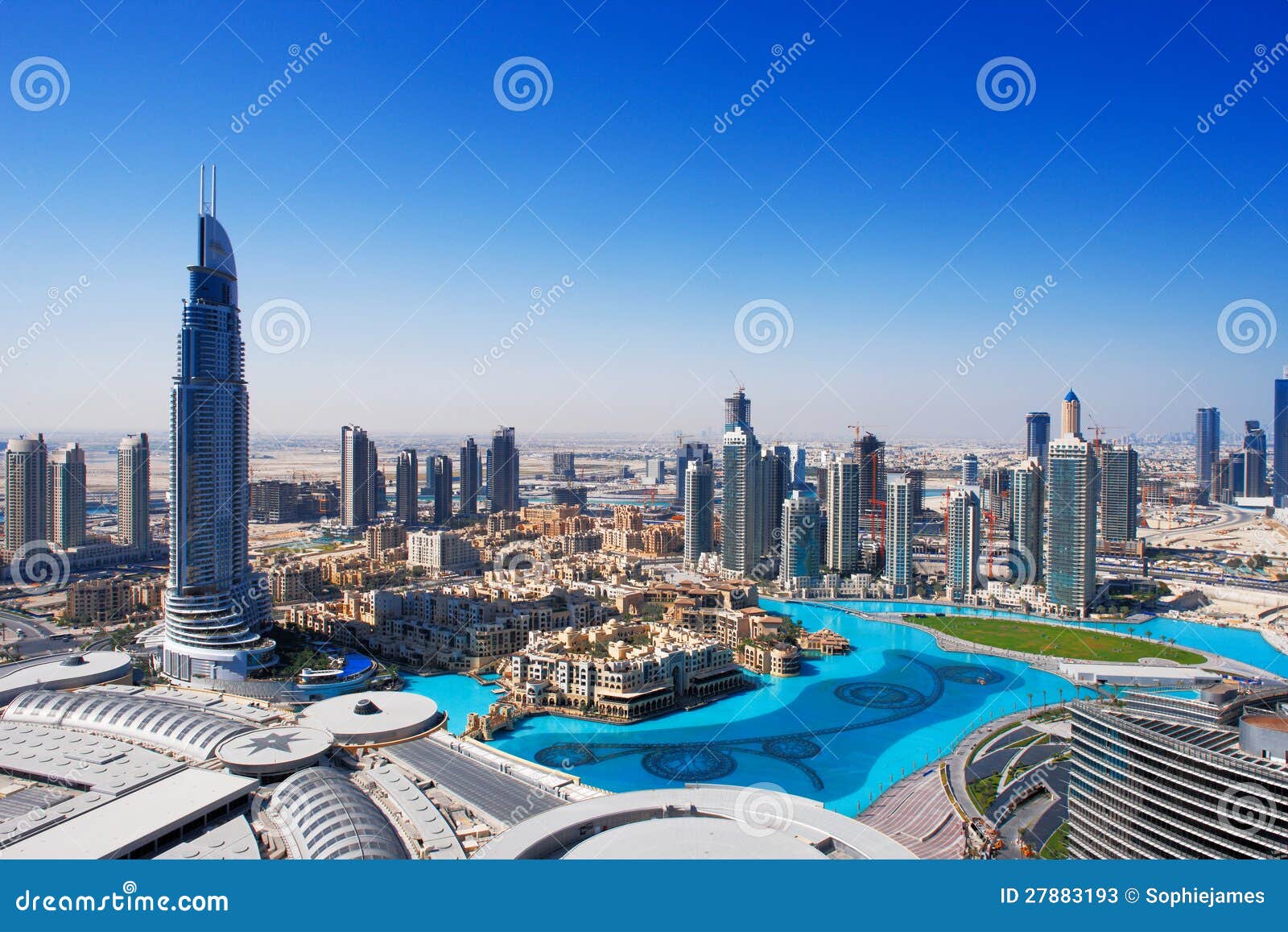 Downtown Dubai is a Popular Place for Shopping Stock Image - Image of