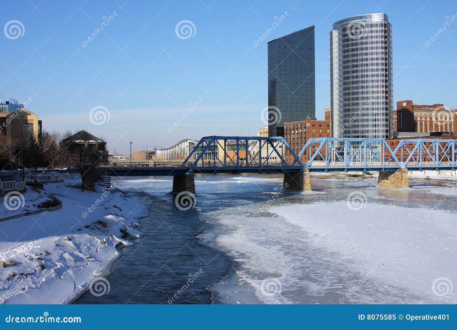Downtown Grand Rapids, MI stock image. Image of rapids 8075585