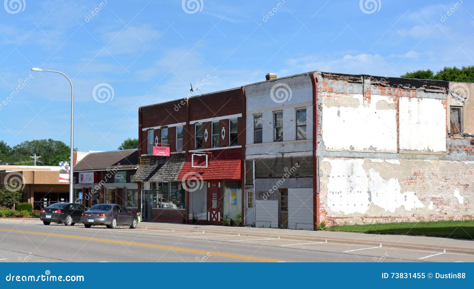 Downtown Griswold Iowa editorial image. Image of street 73831455