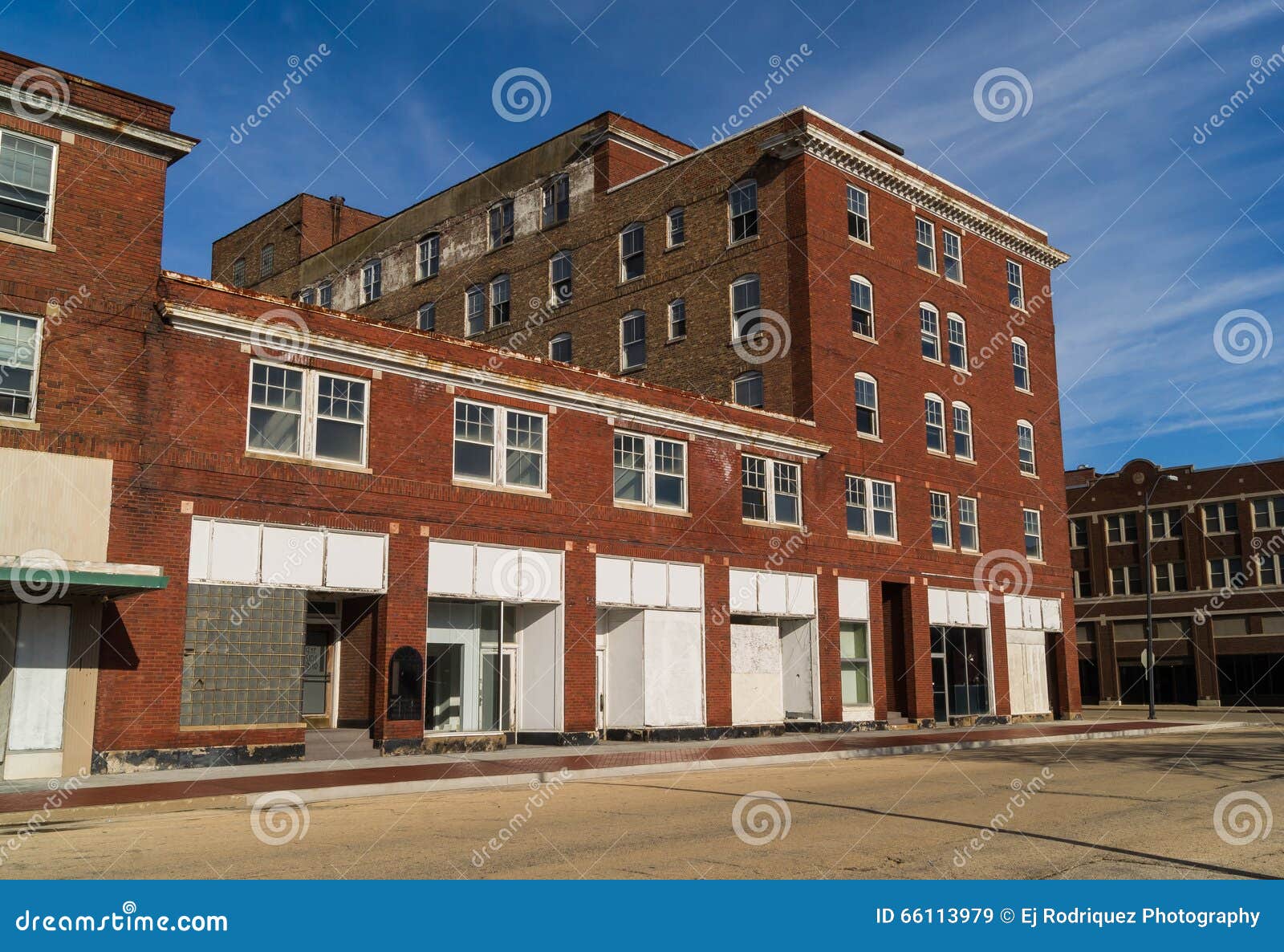 Downtown LaSalle, Illinois. Stock Image Image of light, color 66113979
