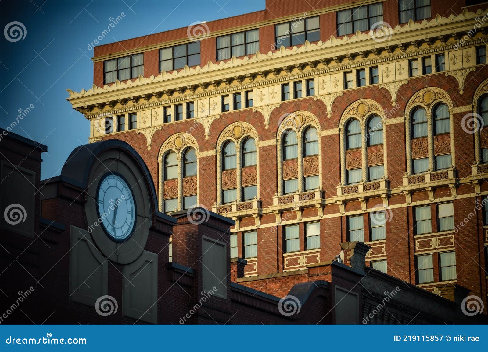 Downtown spokane sunshine stock image. Image of spokane 219115857